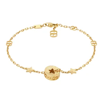 GUCCI 18kt Yellow Gold Icon Star Bracelet