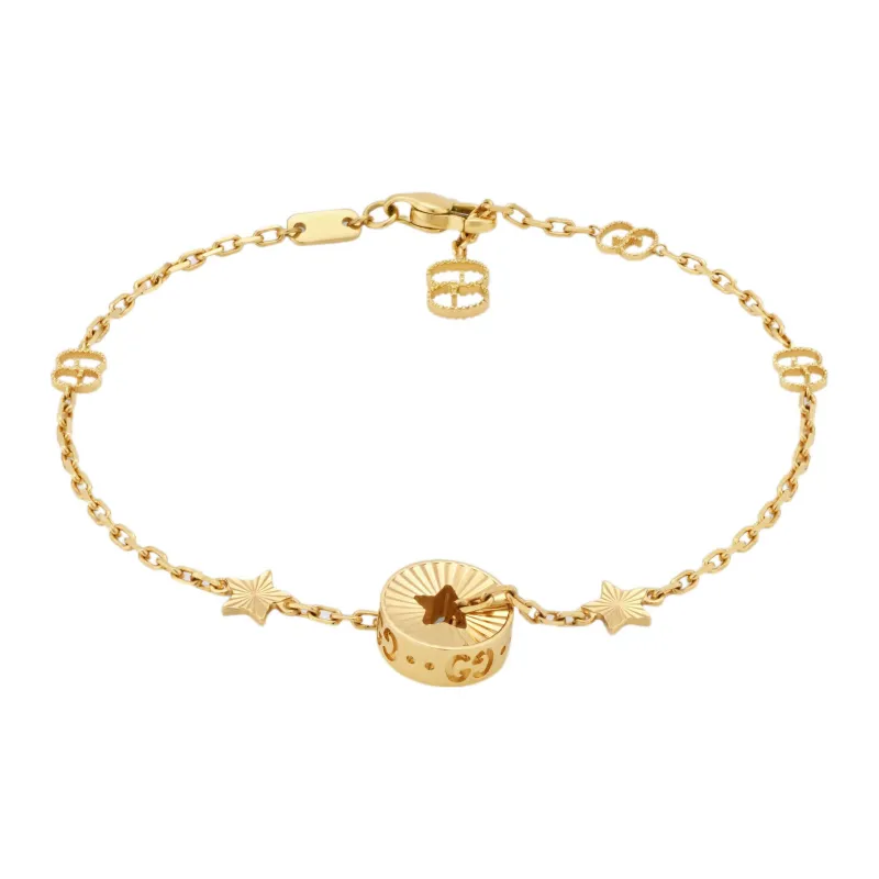 GUCCI 18kt Yellow Gold Icon Star Bracelet-0