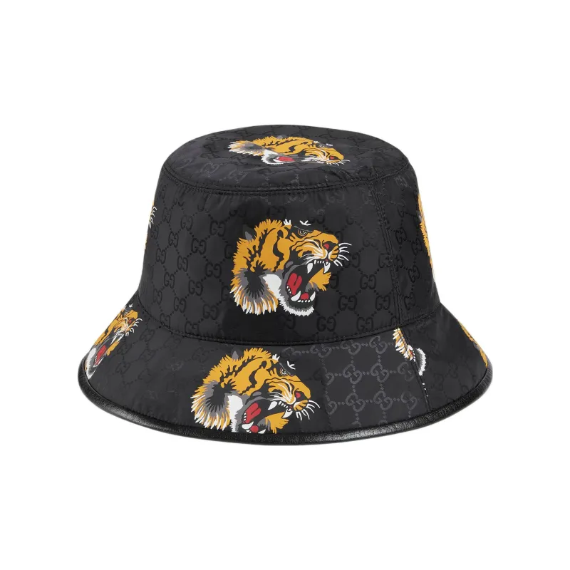 GUCCI Gg Tiger Print Bucket Hat-1