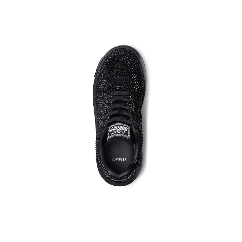 VERSACE Odissea Crystal-embellished Sneakers-4