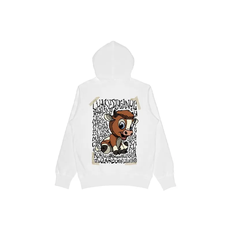 Charlie Luciano Sweatshirt Unisex White-1
