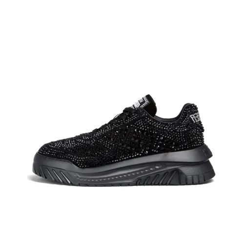 VERSACE Odissea Crystal-embellished Sneakers