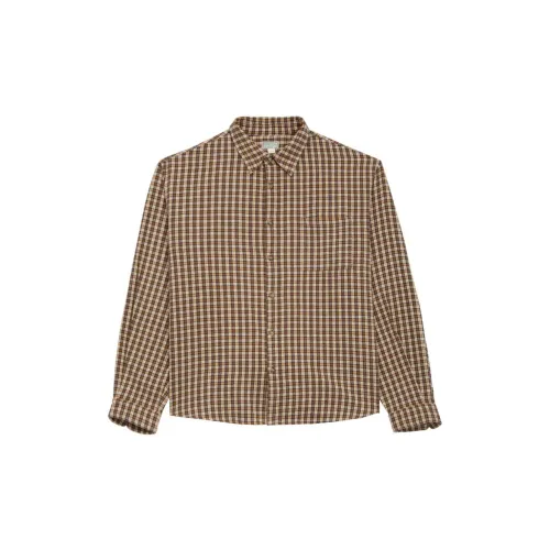 GUESS Shirts Unisex Brown