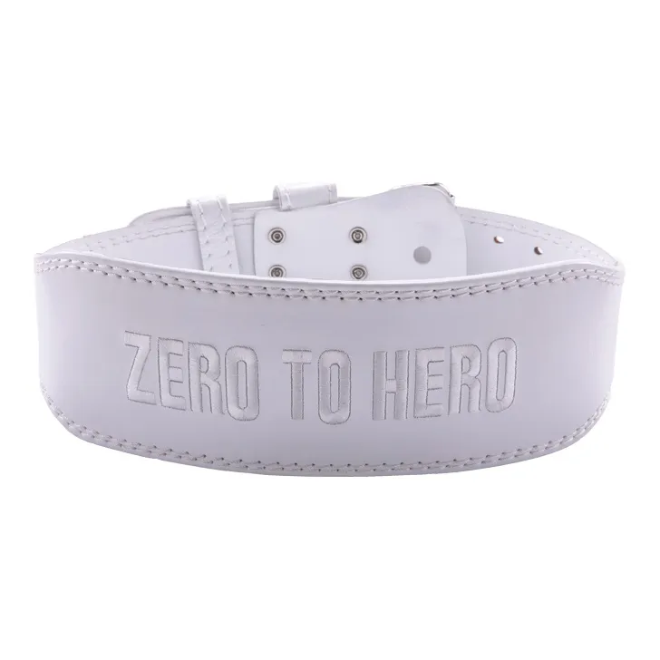 ZERO TO HERO Back Support Braces Protective Red Cow Leather Unisex-3