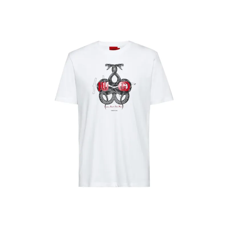 HUGO BOSS T Shirts Men White-0