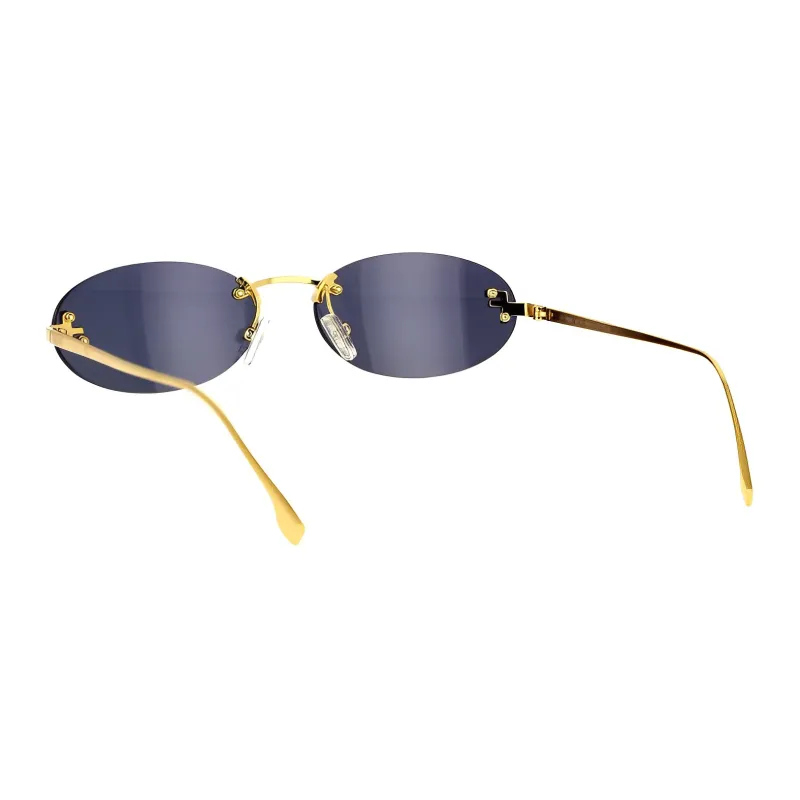 FENDI Oval Frame Sunglasses-3