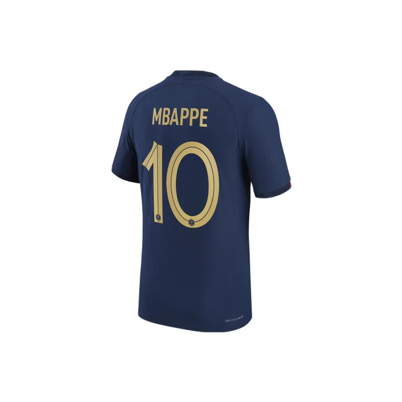 Nike France National Team 2022/23 Vapor Match Home Kylian Mbappe Men's Nike Dri FIT Adv Soccer Jersey-1