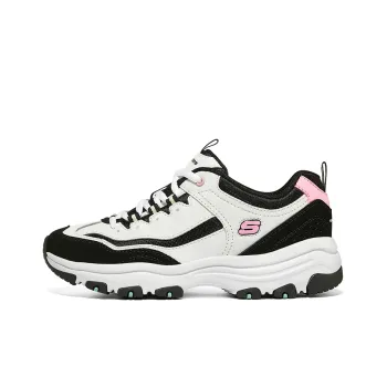 Skechers Dlites 1.0 'White Black Pink' Women's