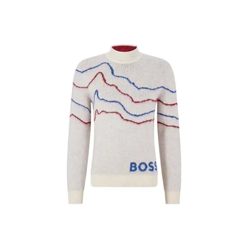 HUGO BOSS Sweaters Men Off White