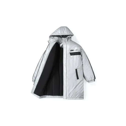 GENANX Parka Coats Unisex Silver