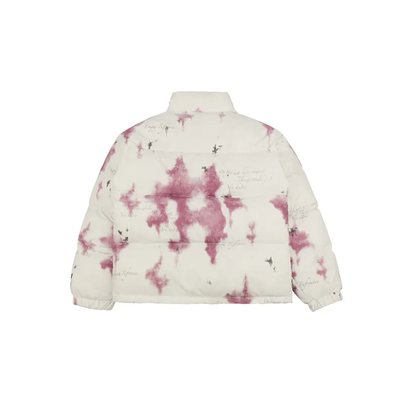 EMPTY REFERENCE Puffer Jacket Unisex White-1
