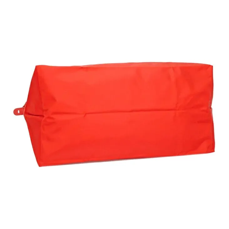LONGCHAMP Le Pliage Cow Leather Trim Dumpling Bag Travel Bag Handbags Large Size Women's Red-2