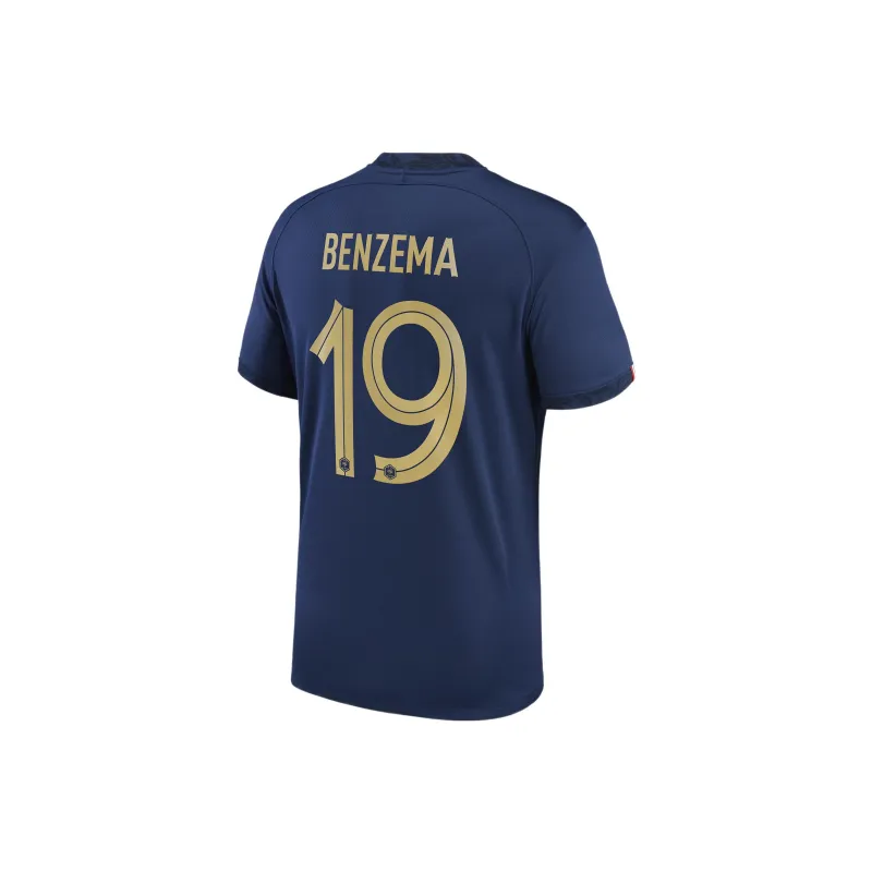 Nike France National Team 2022/23 Stadium Home Karim Benzema Men's Nike Dri-FIT Soccer Jersey-1