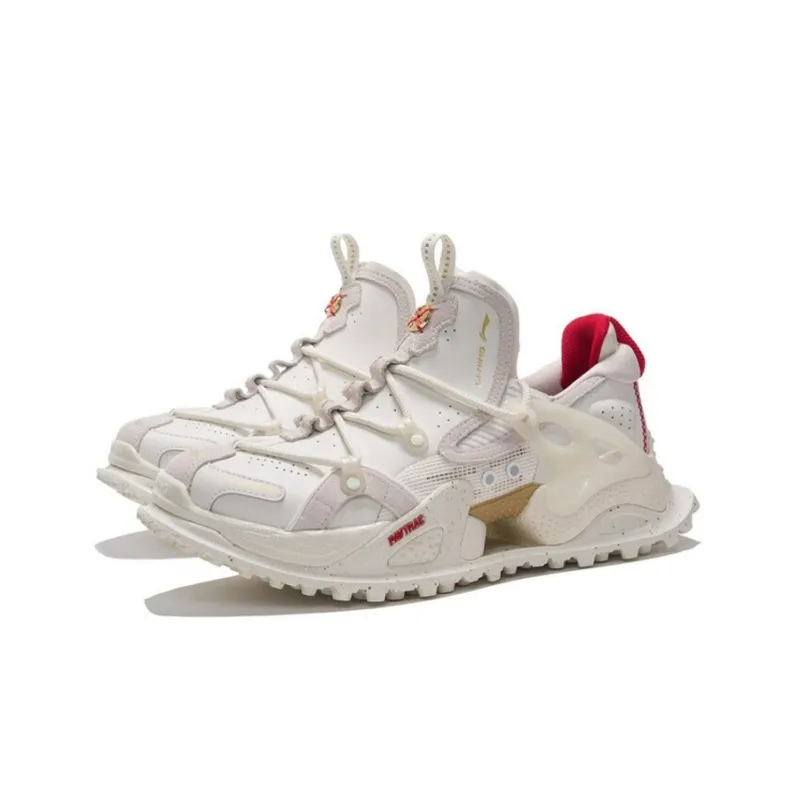LINING Pangu Halo Casual Shoes Men Low Top White-2