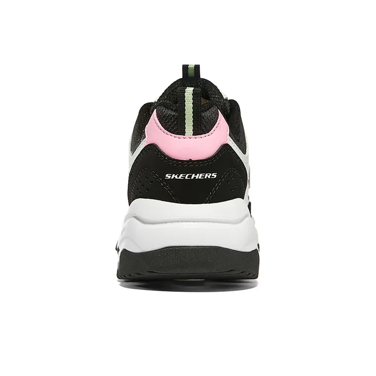 Skechers Dlites 1.0 'White Black Pink' Women's-3