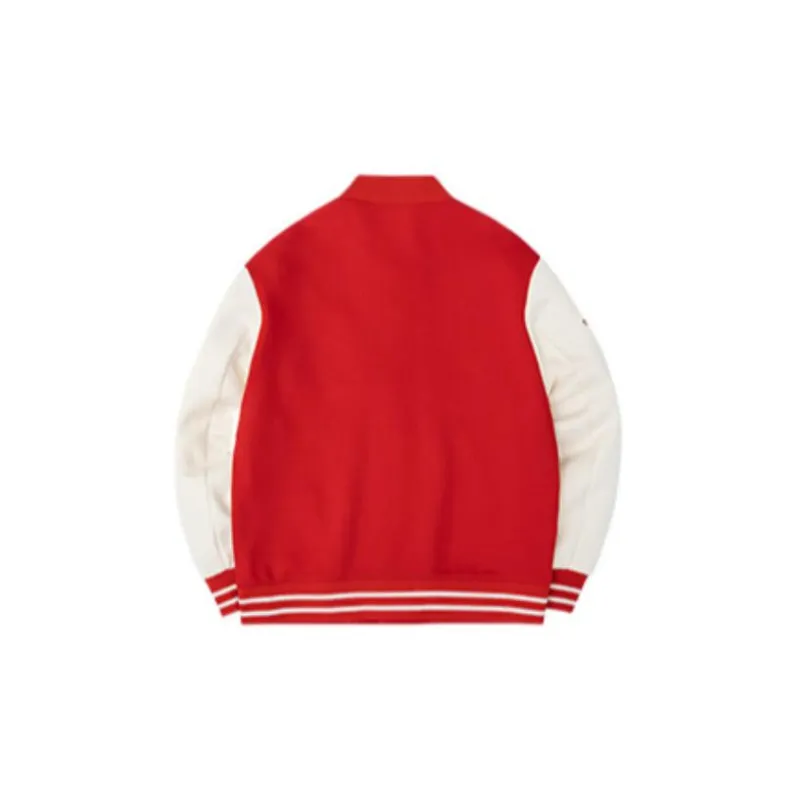 Anta Baseball Jacket Unisex Red-1