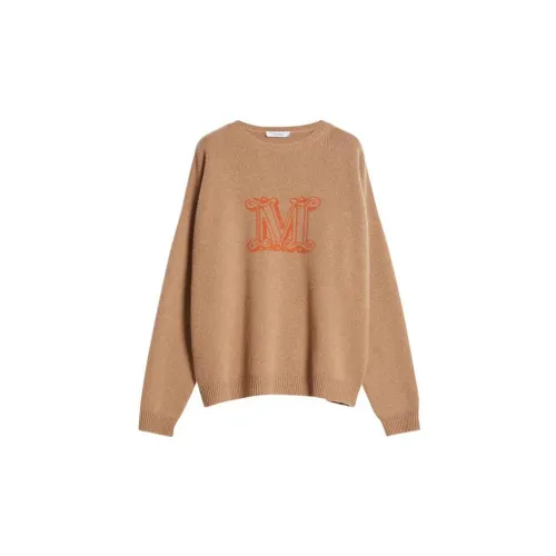 MaxMara Cashmere Sweaters Women's Camel Brown