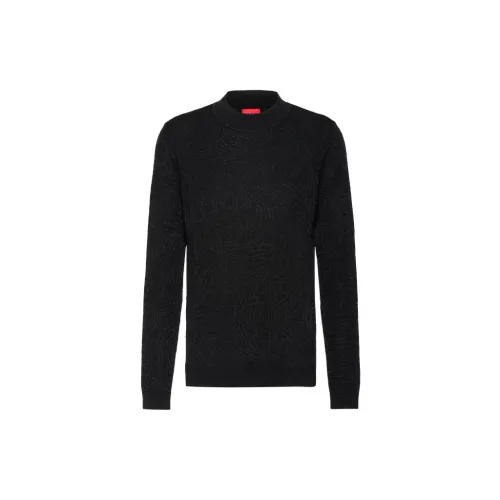 HUGO BOSS Sweaters Men Black