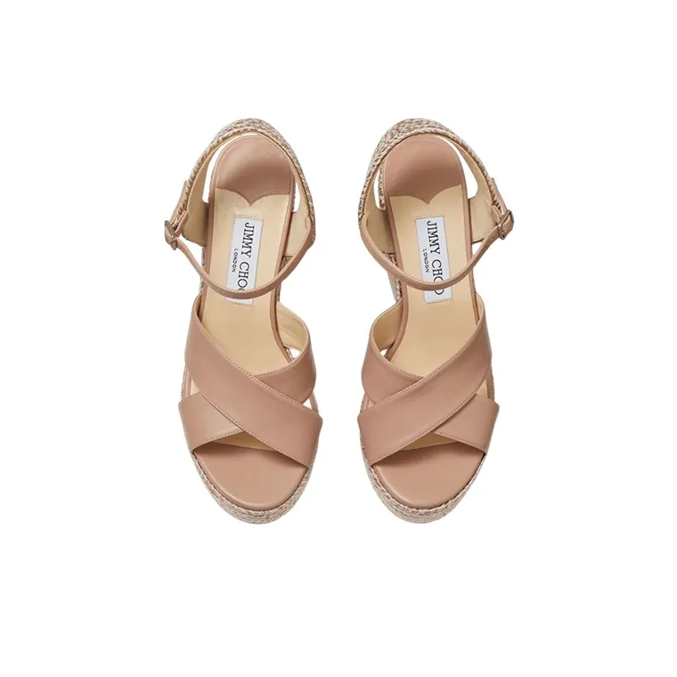 Jimmy Choo Dellena 100mm Wedge Sandals-2