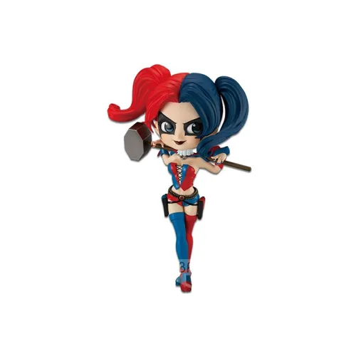 BANPRESTO Q Posket Dc Comics Harley Quinn Version B Figure Red & Blue