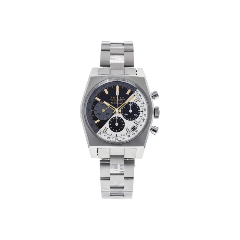 ZENITH Flagship Collection Automatic Mechanical Movement Men's Watches Watch 37mm White Dial-0