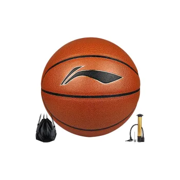 LiNing PU Basketball Brown Size 5 Training Unisex