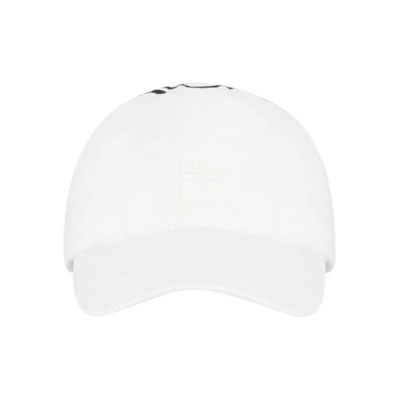 GIVENCHY Cotton Baseball Caps Unisex White-0