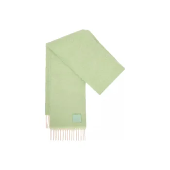 LOEWE Anagram Patch Fringed Scarf