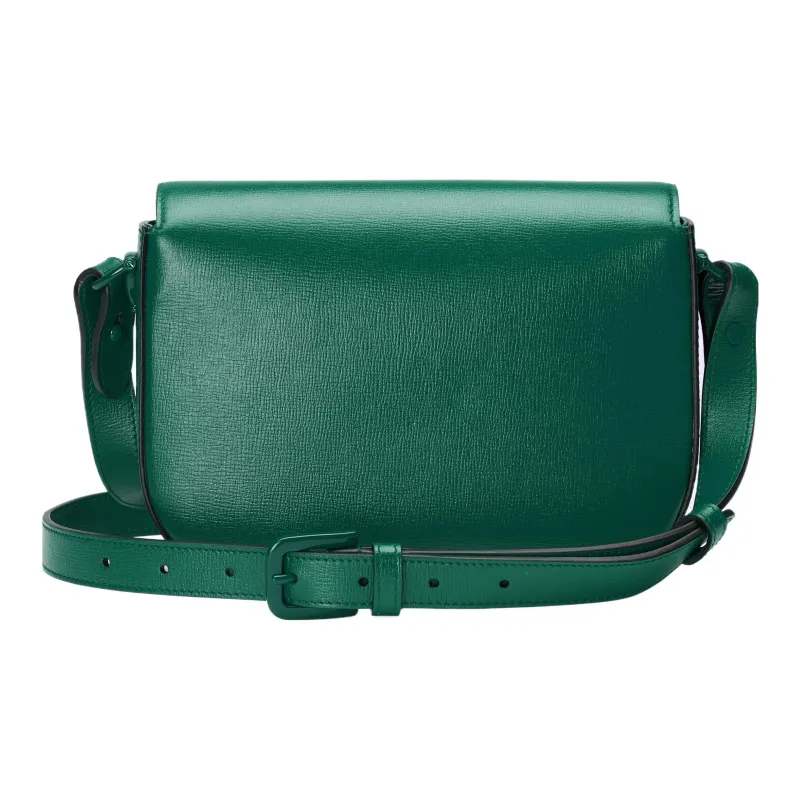 GUCCI Horsebit 1955 Leather Crossbody Bag Shoulder Bag Women's Green-2