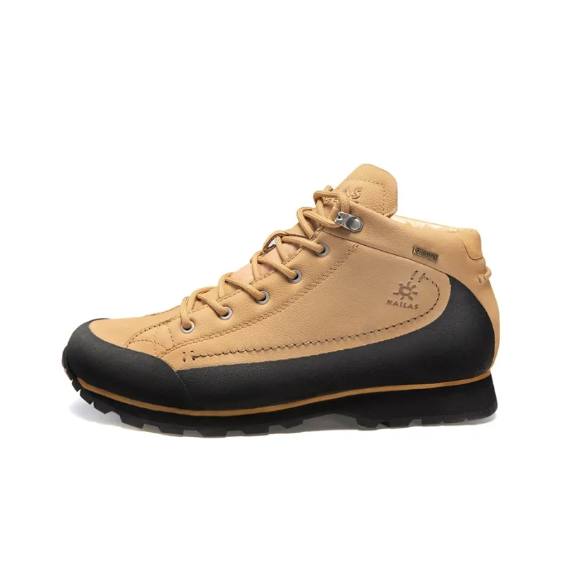 KAILAS Cielo Outdoor Shoes Men Mid-Top Black Yellow-0