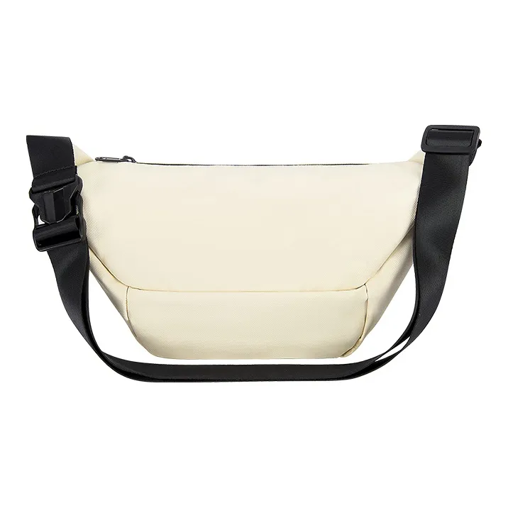 BAGSMART PU Messenger Bag Crossbody Bag Sling Bag Regular Unisex Ecru Black Sky Blue-2