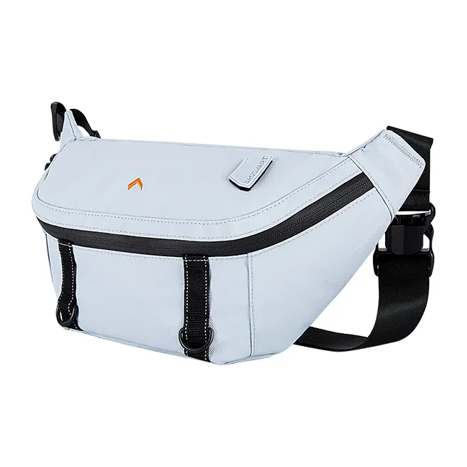 BAGSMART PU Messenger Bag Crossbody Bag Sling Bag Regular Unisex Ecru Black Sky Blue-9