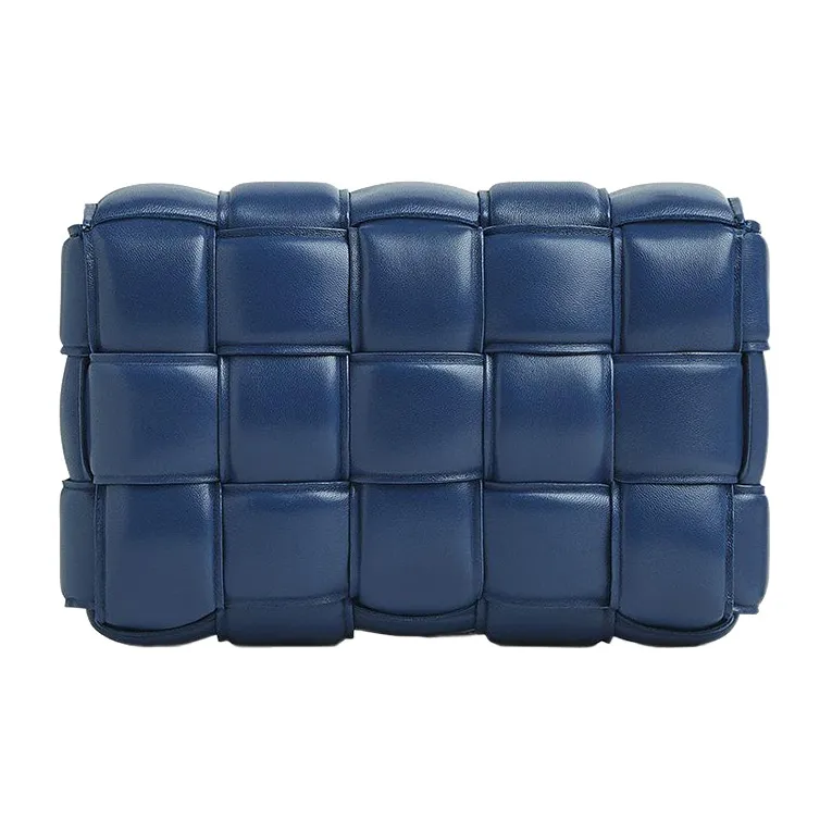 Bottega Veneta PaddedCASSETTE Sheepskin Shoulder Bag Crossbody Bag Regular Women's Blue-2