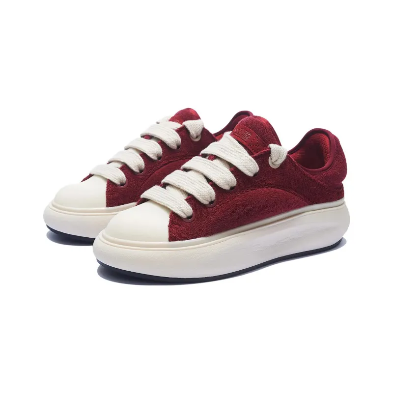 LiNing Yun You C4D Anti Slip Wear Resistant Low Top Sports Casual Shoes Men's Red-2