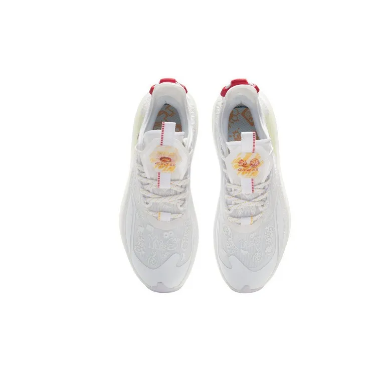 LiNing Exceed 6 Photochromic Cushioning, Slip Resistant, And Abrasion Resistant Low Top Casual Shoes Women's White-2