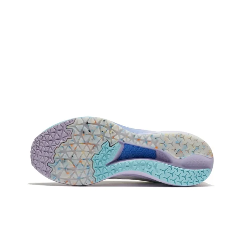 LiNing Red Hare 5 Durable Breathable Low Top Running Shoes Women's Mist White-4
