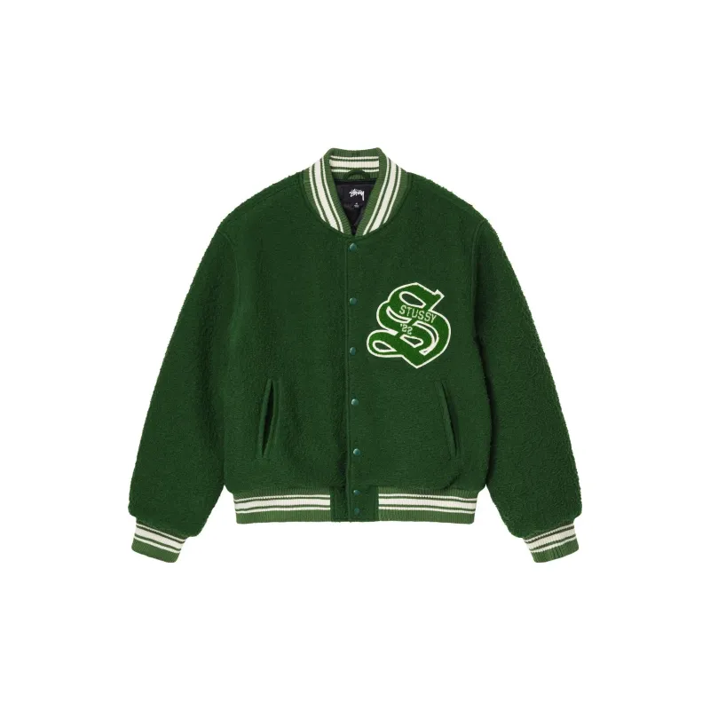 Stussy Casentino Wool Varsity Jacket - POIZON