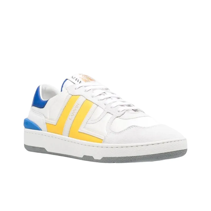 Lanvin Clay Low Top White Yellow Blue-2