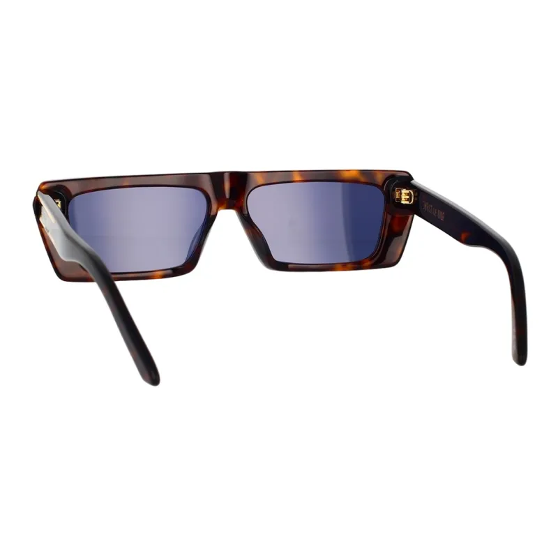 DIOR Irregular Shape Sunglasses Unisex Brown-3