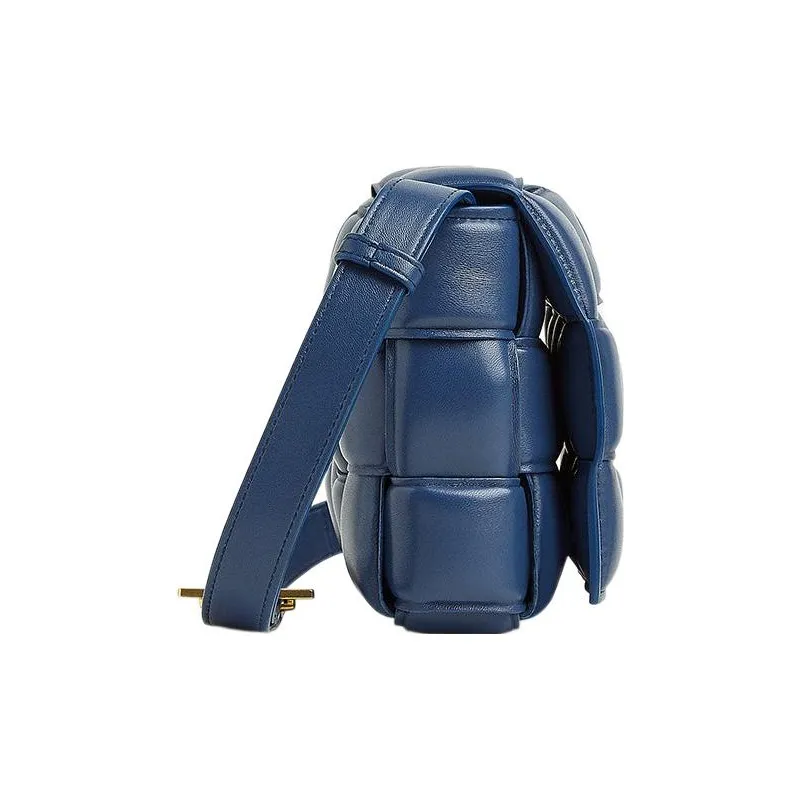 Bottega Veneta PaddedCASSETTE Sheepskin Shoulder Bag Crossbody Bag Regular Women's Blue-1