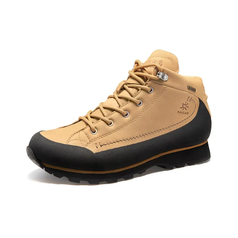 KAILAS Cielo Outdoor Shoes Men Mid-Top Black Yellow-1