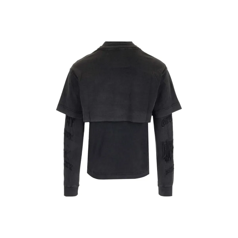 Givenchy T-Shirts Men Gray-1