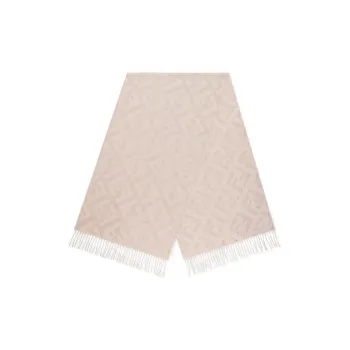 FENDI Ff Jacquard Fringed Edge Scarf