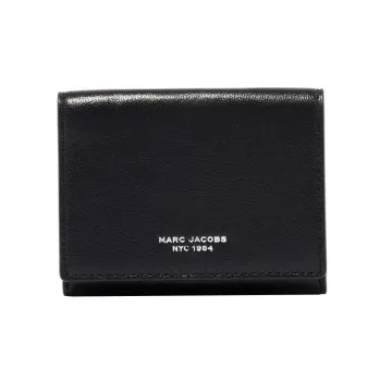 MARC JACOBS Leather Card Holder, Wallet Women's Black