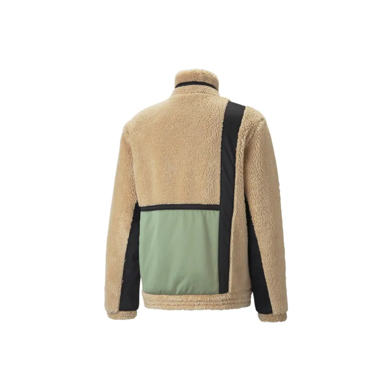 PUMA Jackets Men Brown Green-1