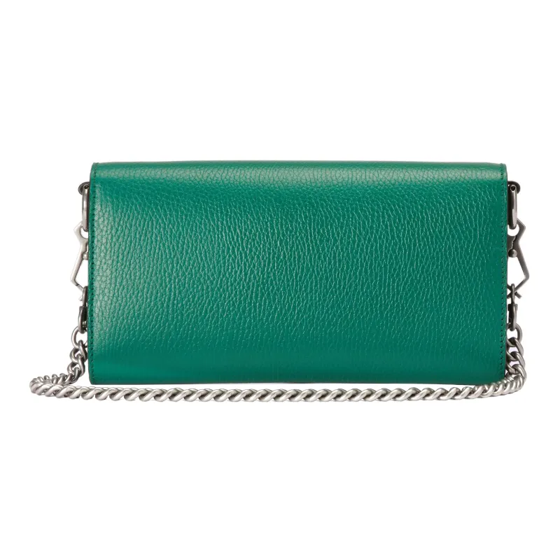 GUCCI Dionysus Leather Crossbody Bag Shoulder Bag Women's Green-1