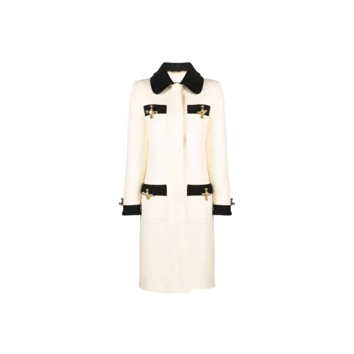 MOSCHINO Coats Women's White