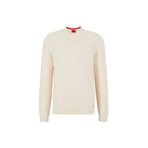 HUGO BOSS Sweaters Men Off White