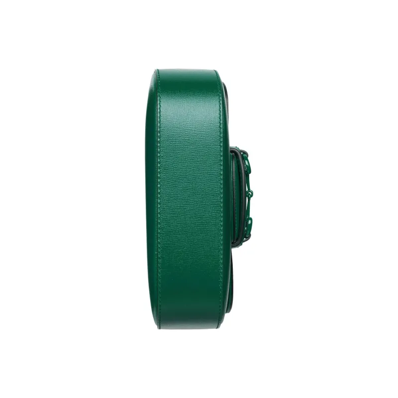 GUCCI Horsebit 1955 Leather Crossbody Bag Shoulder Bag Women's Green-7