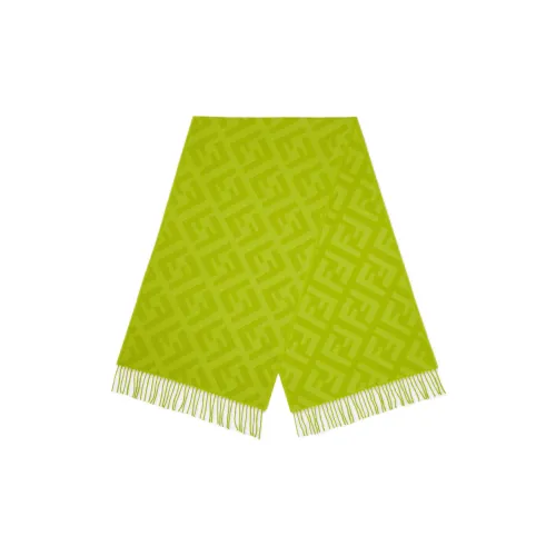 FENDI Knit Scarves Women's Green